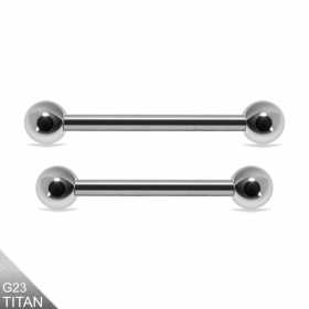 1,6mm Titan Gerader Stab G23 – Straight Barbell Silber 1,6mm Titan Gerader Stab G23 – Straight Barbell Silber