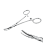 Piercing Zange Stabhalterzange Klemme gebogen 12,5cm