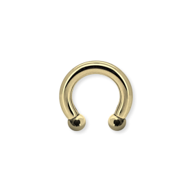 2mm - 6mm Hufeisenring gold CB Circular Barbell PVD 2mm - 6mm Hufeisenring gold CB Circular Barbell PVD