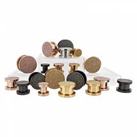 1 Paar Plug Chirurgenstahl Silber – Desert Shine (6-16mm) | Paarweise erhältlich 1 Paar Plug Chirurgenstahl Silber – Desert Shine (6-16mm) | Paarweise erhältlich