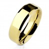 6mm Ring Bandring gold hochglanz