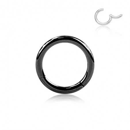 Segmentring Clicker Schwarz Chirurgenstahl 0,8mm - 3mm