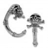 1 Paar Dehnschmuck Claw Skull Crossbones