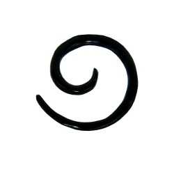 1 Paar Dehnschmuck Spirale Horn 1 Paar Dehnschmuck Spirale Horn