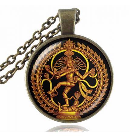 Kette mit Anhänger Shiva Hindu Amulett