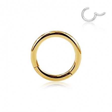 Segmentring Clicker Gold Chirurgenstahl 0,8mm - 3mm