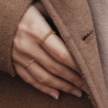 Ring Fingerring rosegold anreichbar dünn gedreht