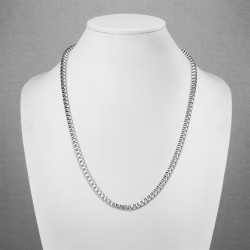 Kette aus Edelstahl Venezianerkette silber 2-4mm Kette aus Edelstahl Venezianerkette silber 2-4mm