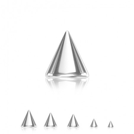 1,2mm - 1,6mm Gewinde Titan Spitz Cone silber