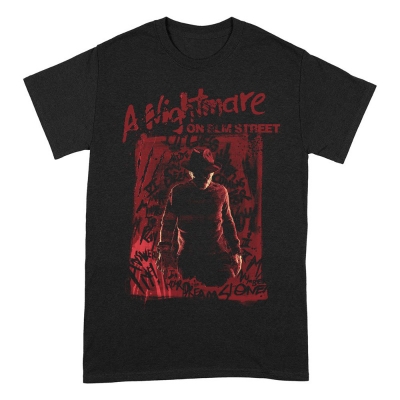 T-Shirt Nightmare on Elm Street Freddy Silhouette Größe L