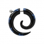 1 Paar Fake Spirale Horn mit Stern Farbe wählbar