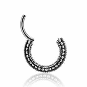 1,2mm Segmentring Clicker silber Kugel 1,2mm Segmentring Clicker silber Kugel