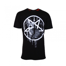 T-Shirt Satans Kitty Pentagram XXL