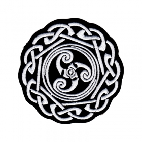 Patch Aufnäher keltischer Knoten Triskele