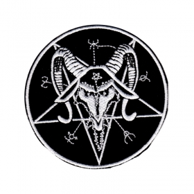 Patch Aufnäher Pentagramm Baphomet