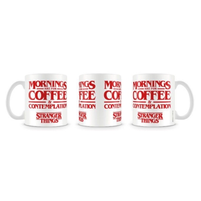 Stranger Things Tasse Coffee and Contemplation Becher
